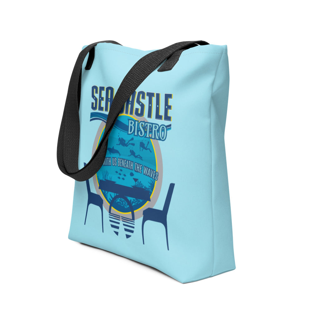 HORIZONS sea castle bistro Tote Bag