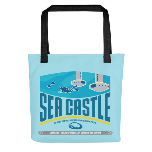 HORIZONS sea castle Tote Bag