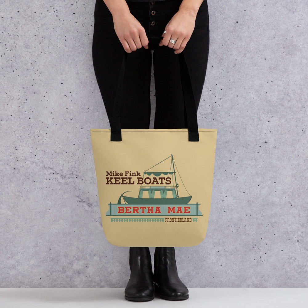 MIKE FINK KEEL BOATS bertha mae Tote Bag