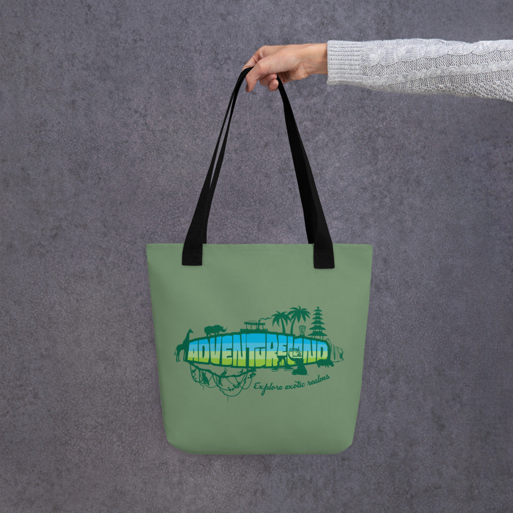 MK ADVENTURELAND jungle green Tote Bag