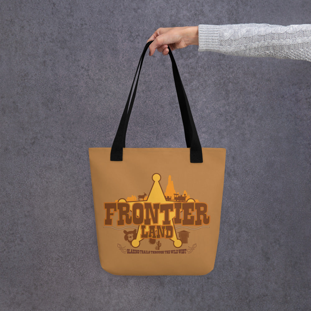 MK FRONTIERLAND title Tote Bag