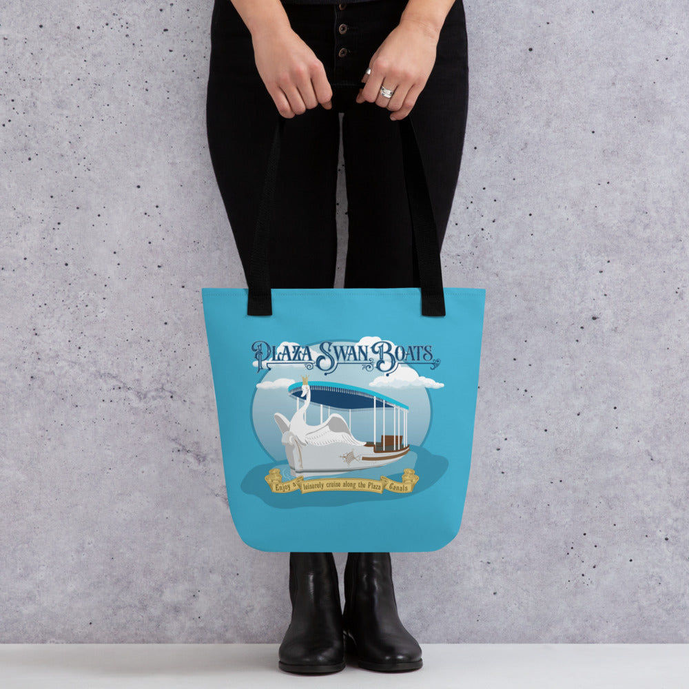 MK MAIN STREET plaza swan boats Tote Bag