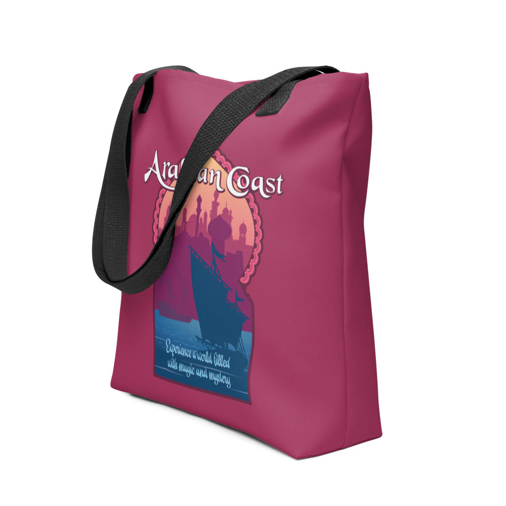 TDS ARABIAN COAST port title Tote Bag