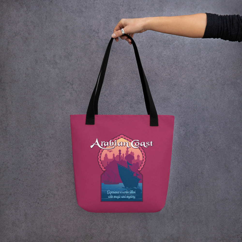 TDS ARABIAN COAST port title Tote Bag