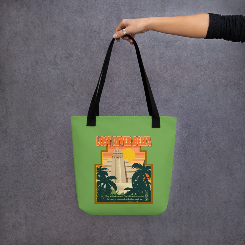 TDS LOST RIVER DELTA port title Tote Bag