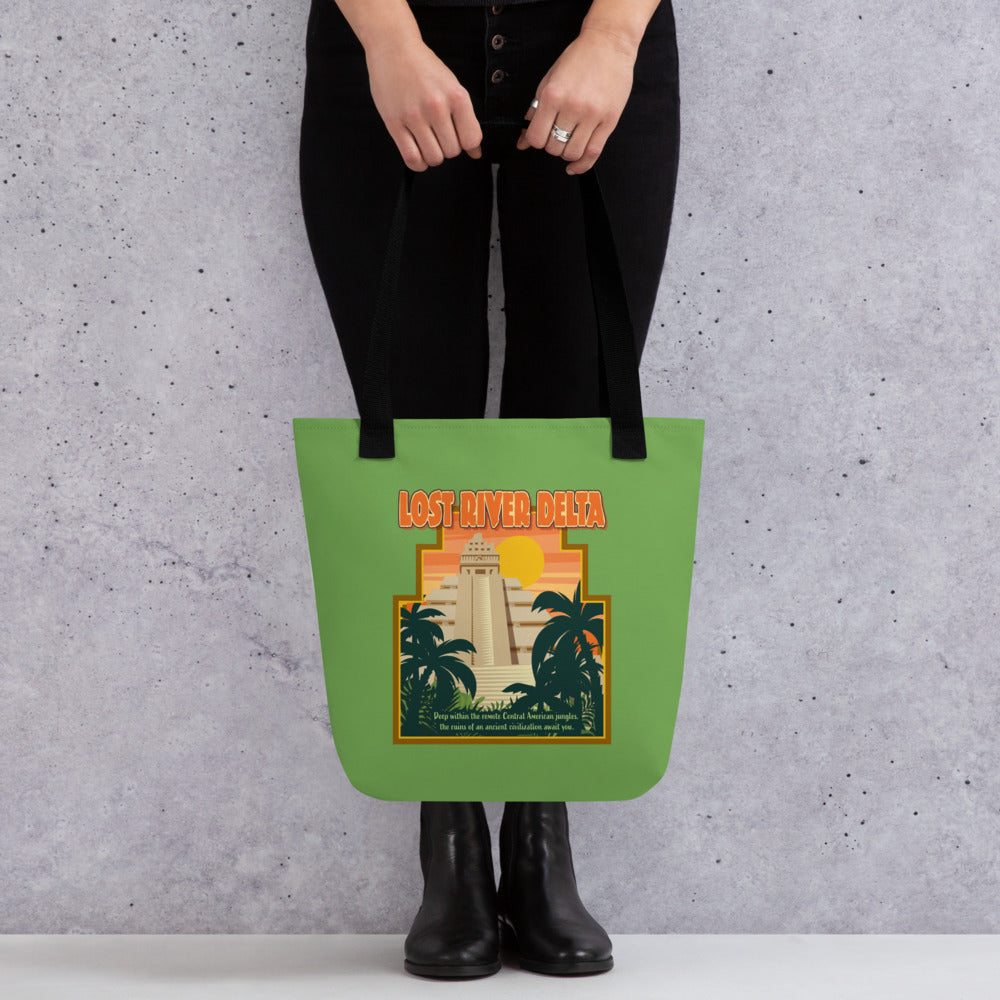 TDS LOST RIVER DELTA port title Tote Bag