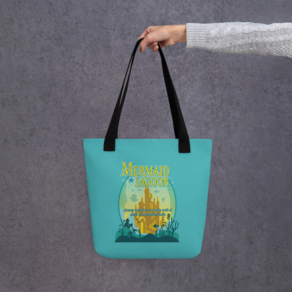 TDS MERMAID LAGOON port title Tote Bag