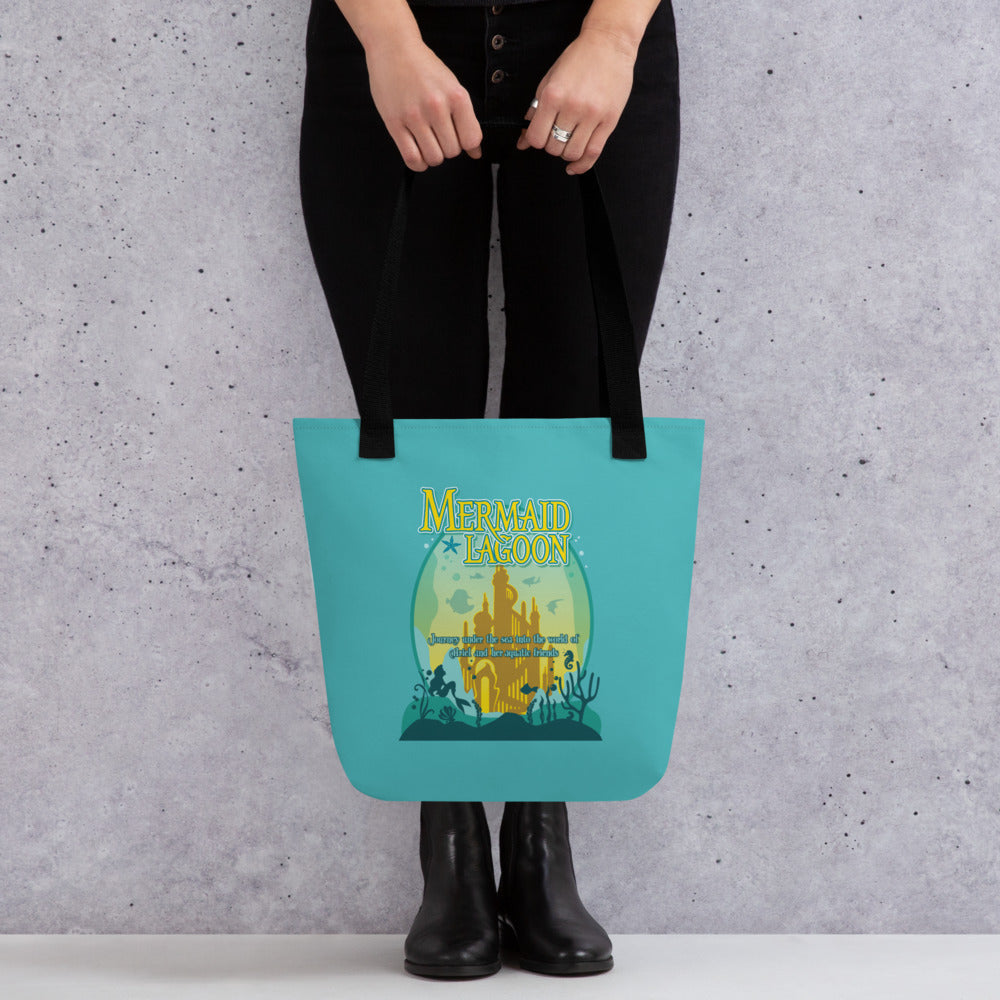 TDS MERMAID LAGOON port title Tote Bag