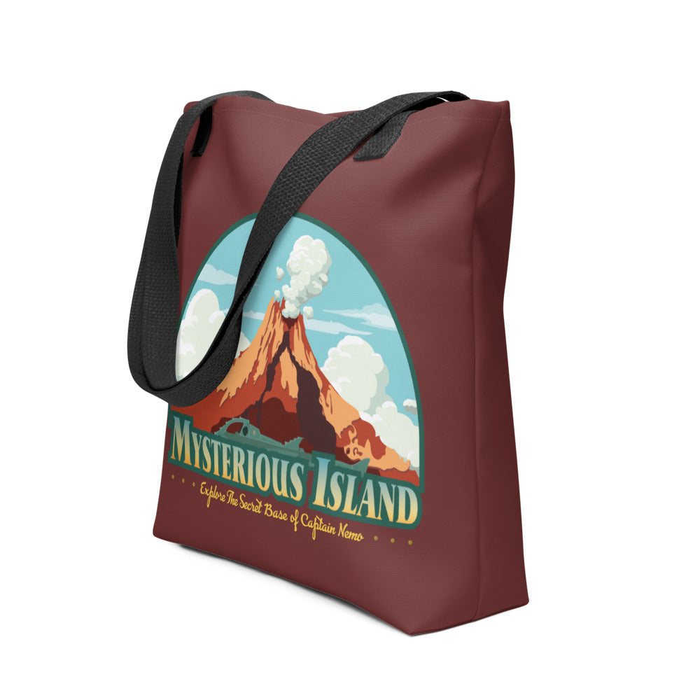 TDS MYSTERIOUS ISLAND port title Tote Bag