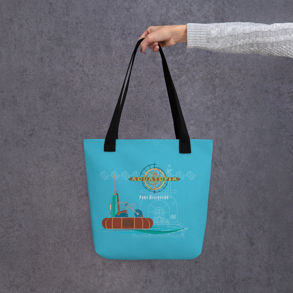 TDS PORT DISCOVERY aquatopia Tote Bag