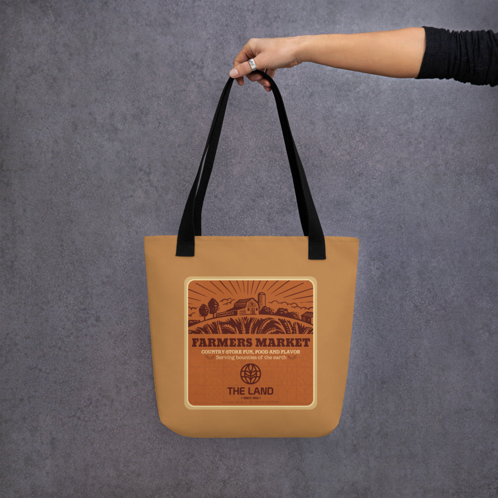 THE LAND farmers market Tote Bag