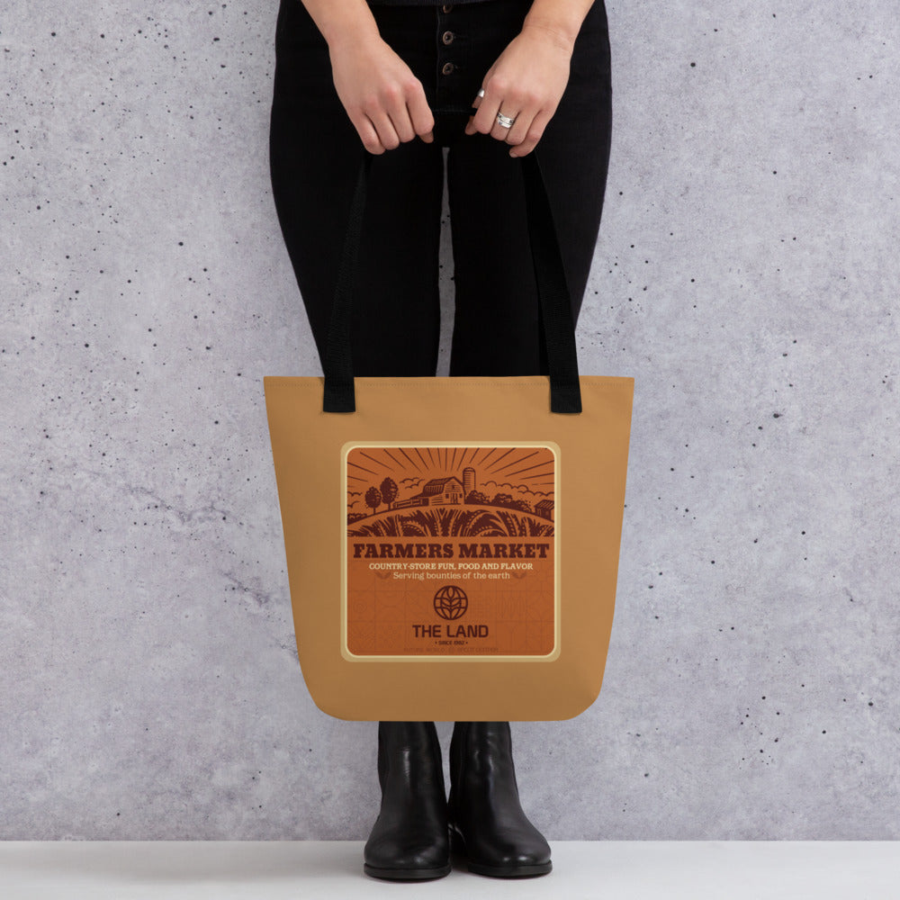 THE LAND farmers market Tote Bag