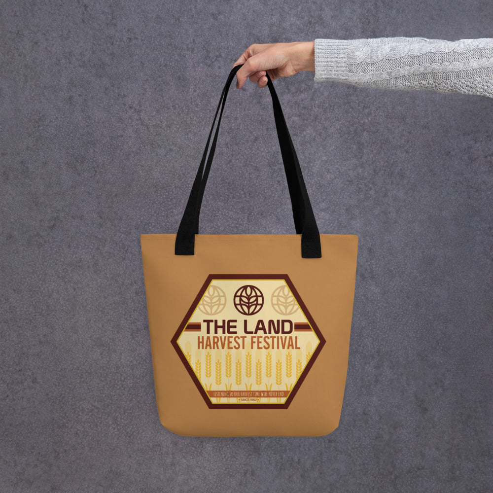 THE LAND harvest festival Tote Bag