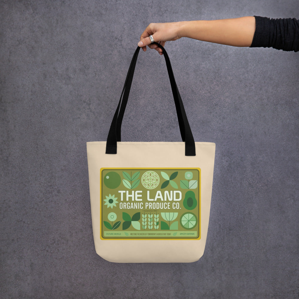 THE LAND organic produce Tote Bag