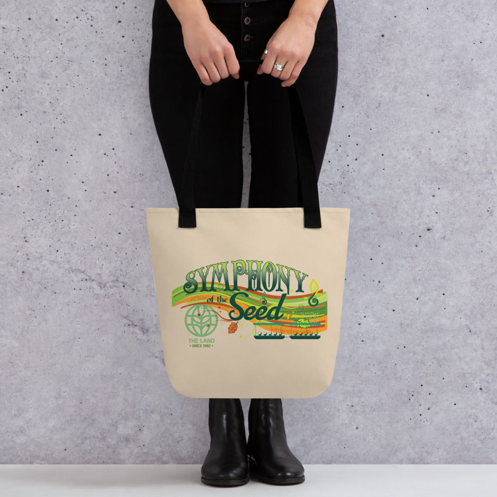 THE LAND symphony of the seed Tote Bag
