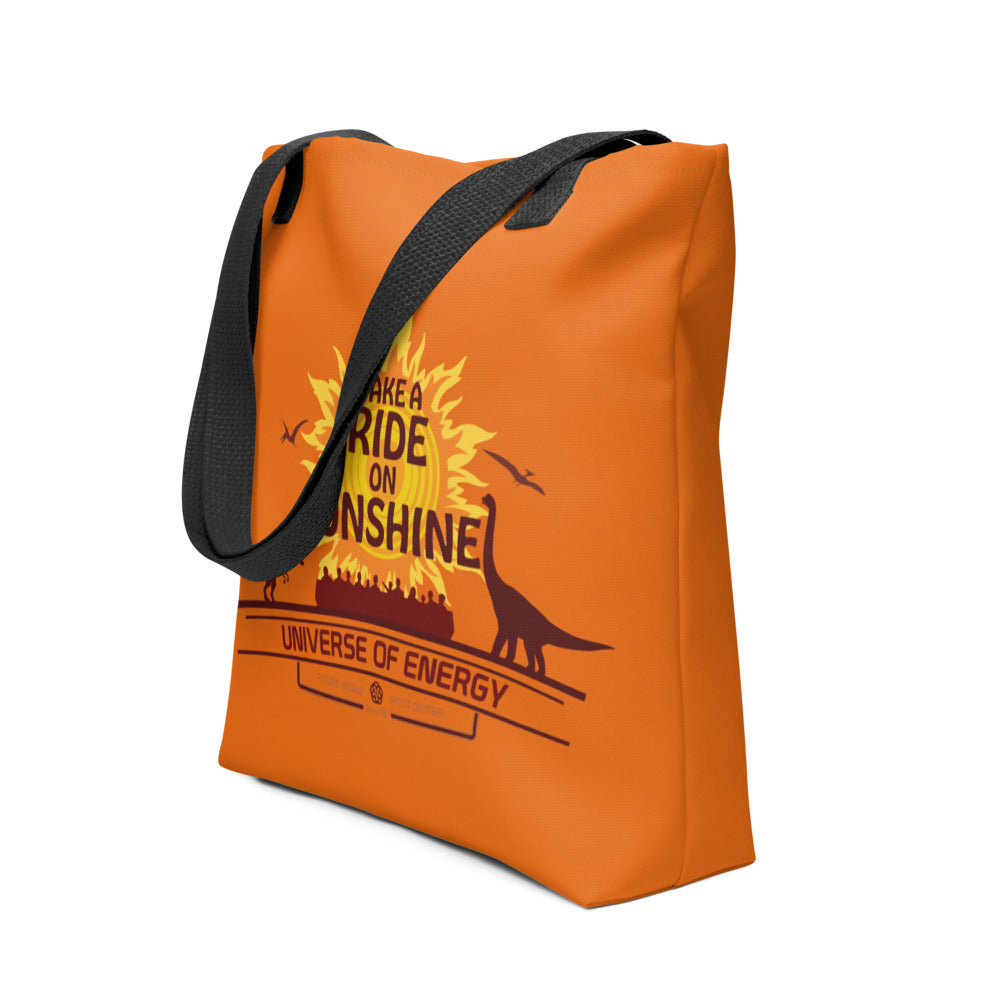 UNIVERSE OF ENERGY ride on sunshine Tote Bag