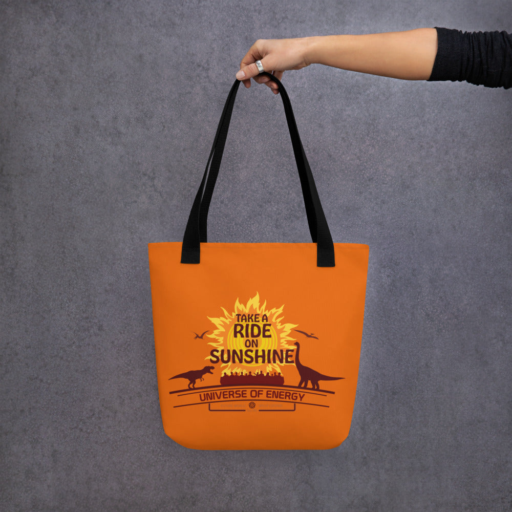 UNIVERSE OF ENERGY ride on sunshine Tote Bag