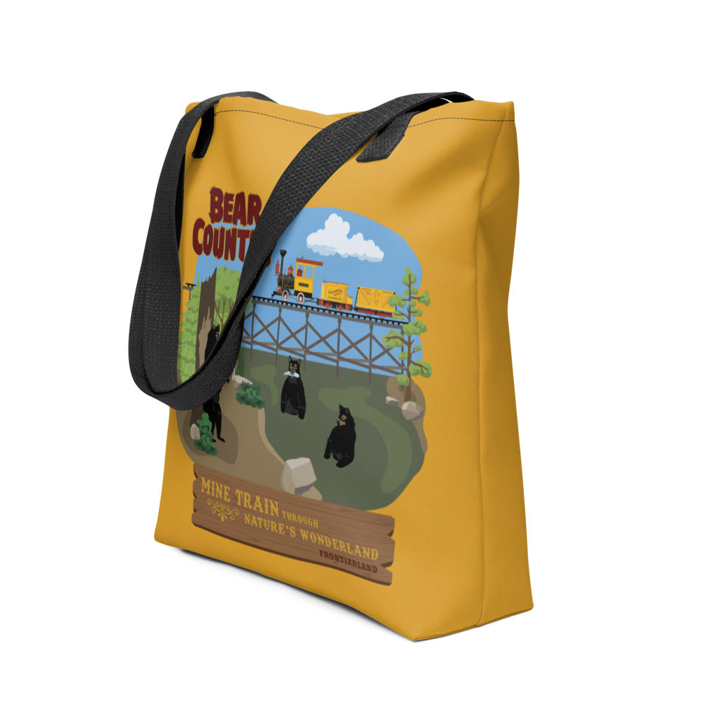 MINE TRAIN THROUGH NATURE'S WONDERLAND bear country Tote Bag