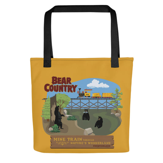 MINE TRAIN THROUGH NATURE'S WONDERLAND bear country Tote Bag