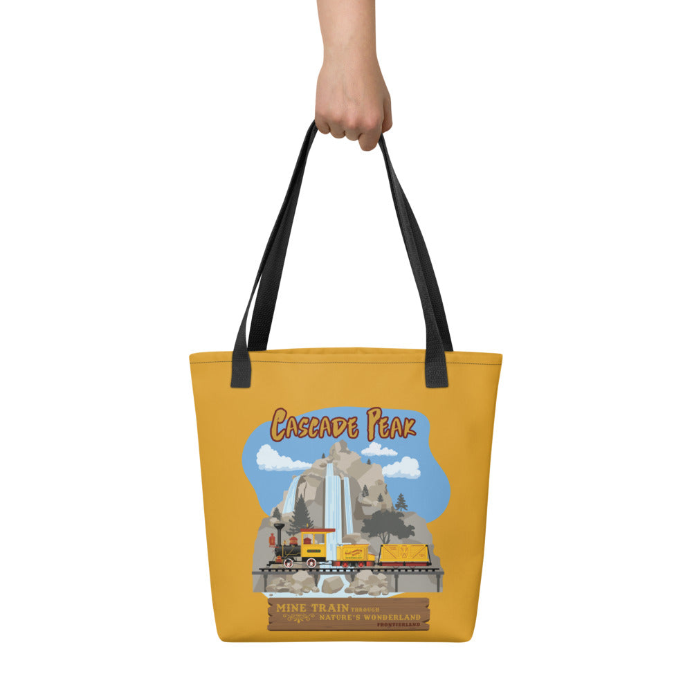 MINE TRAIN THROUGH NATURE'S WONDERLAND cascade peak Tote bag