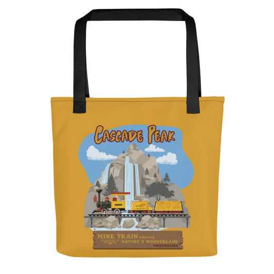 MINE TRAIN THROUGH NATURE'S WONDERLAND cascade peak Tote bag