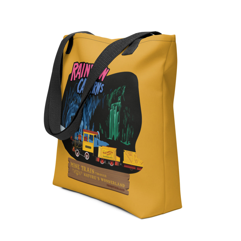 MINE TRAIN THROUGH NATURE'S WONDERLAND rainbow caverns Tote Bag