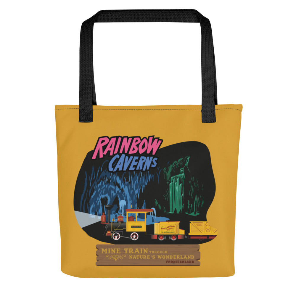 MINE TRAIN THROUGH NATURE'S WONDERLAND rainbow caverns Tote Bag