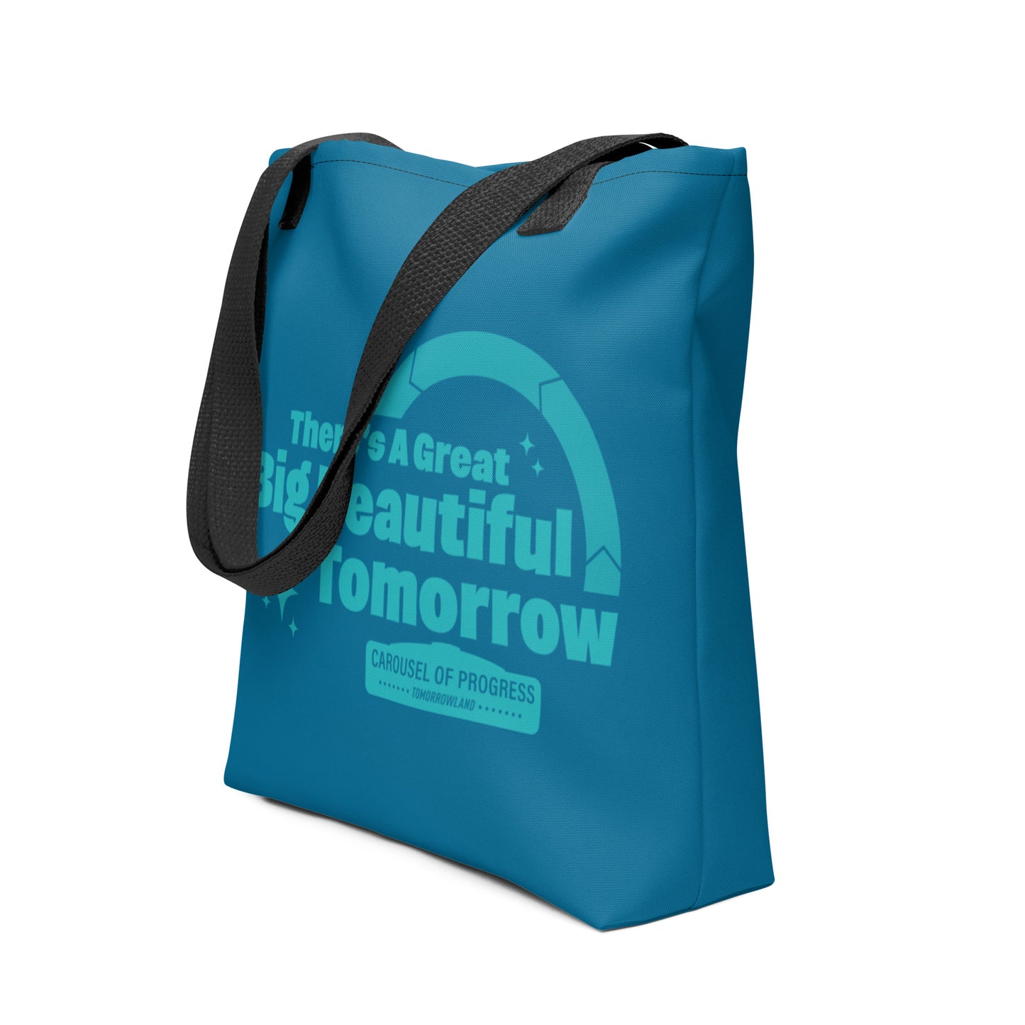 CAROUSEL OF PROGRESS beautiful tomorrow Tote Bag