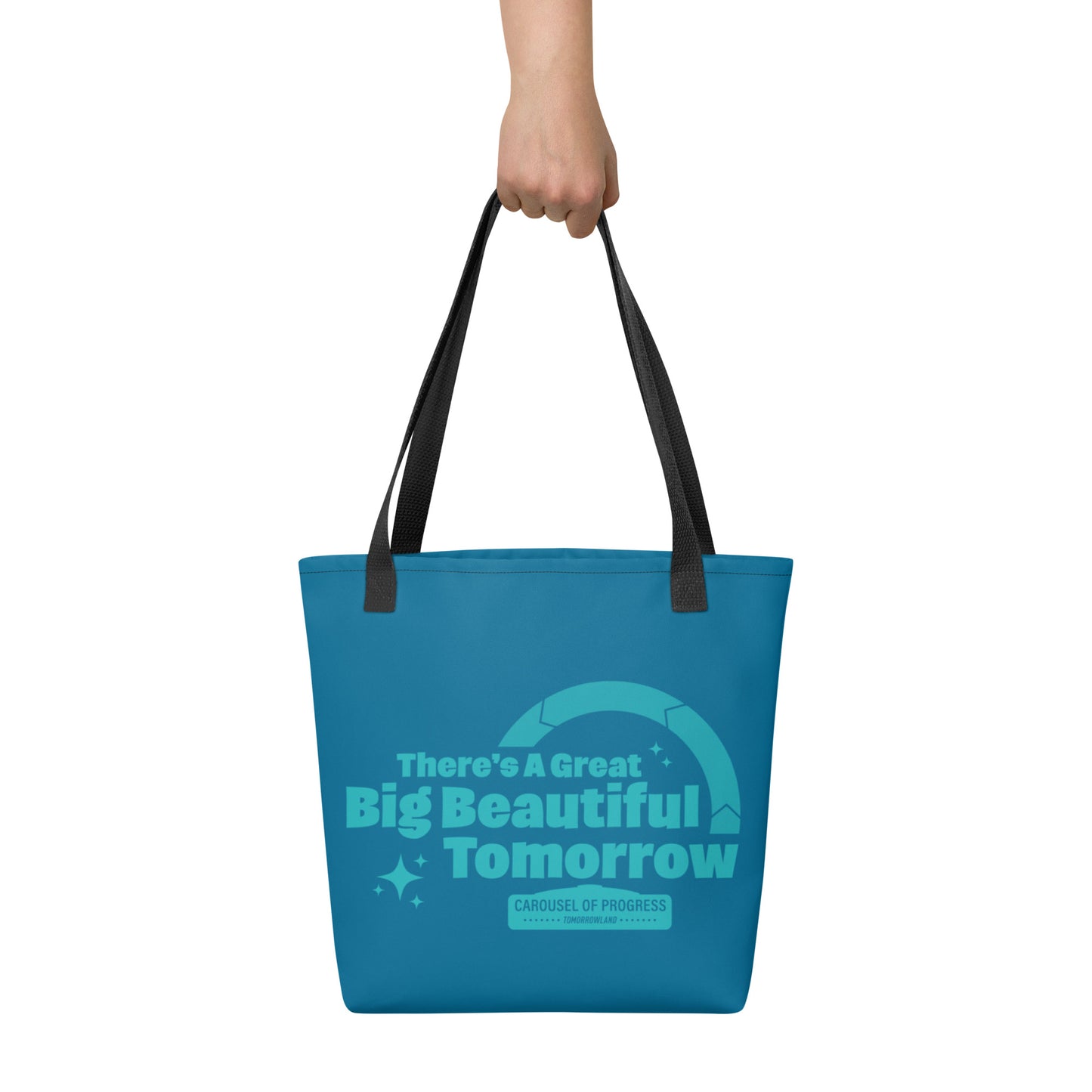 CAROUSEL OF PROGRESS beautiful tomorrow Tote Bag