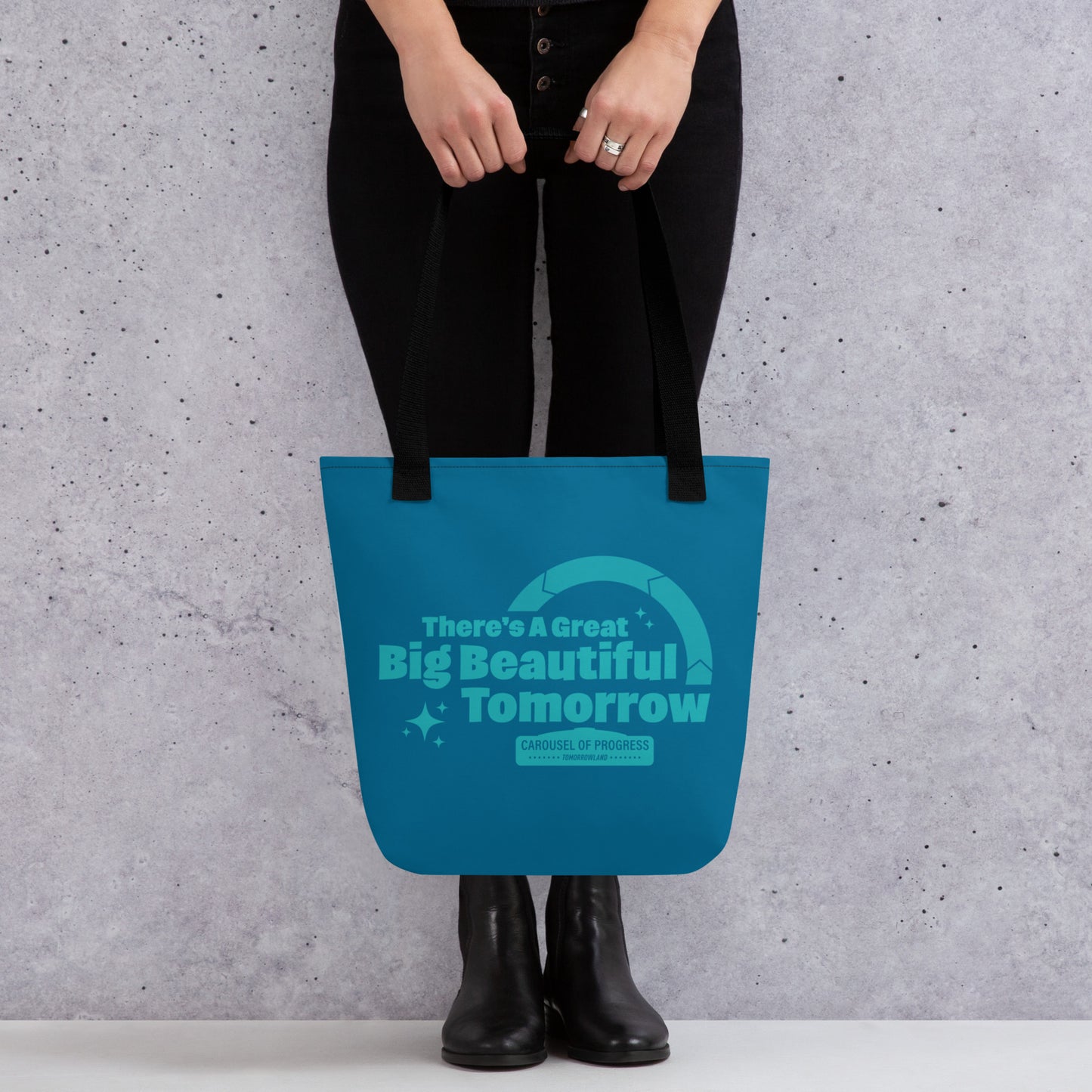 CAROUSEL OF PROGRESS beautiful tomorrow Tote Bag