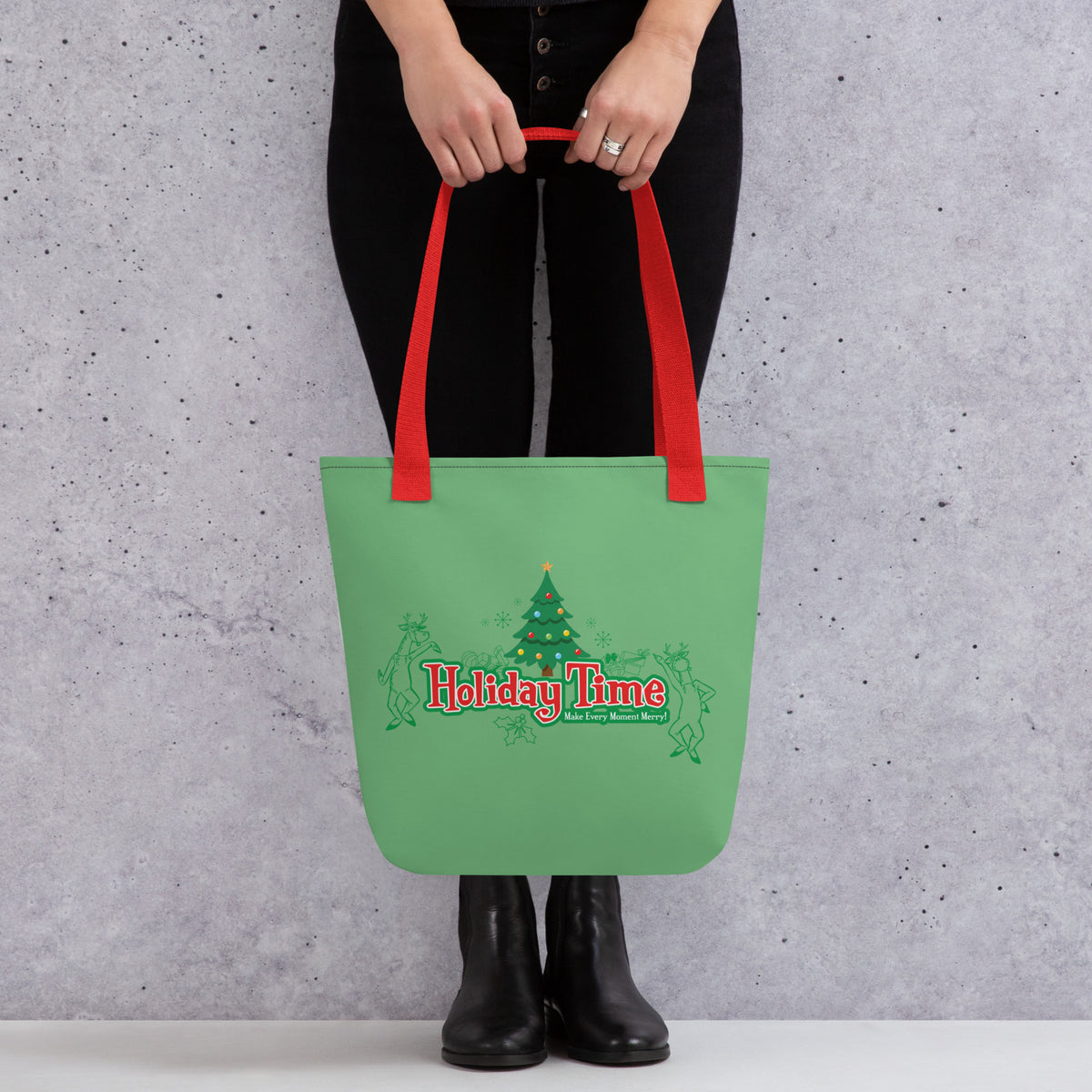 DL HOLIDAY TIME tree Tote Bag