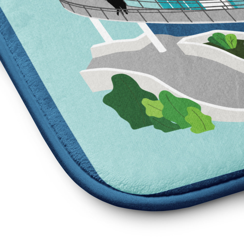 CAROUSEL OF PROGRESS building Bath Mat