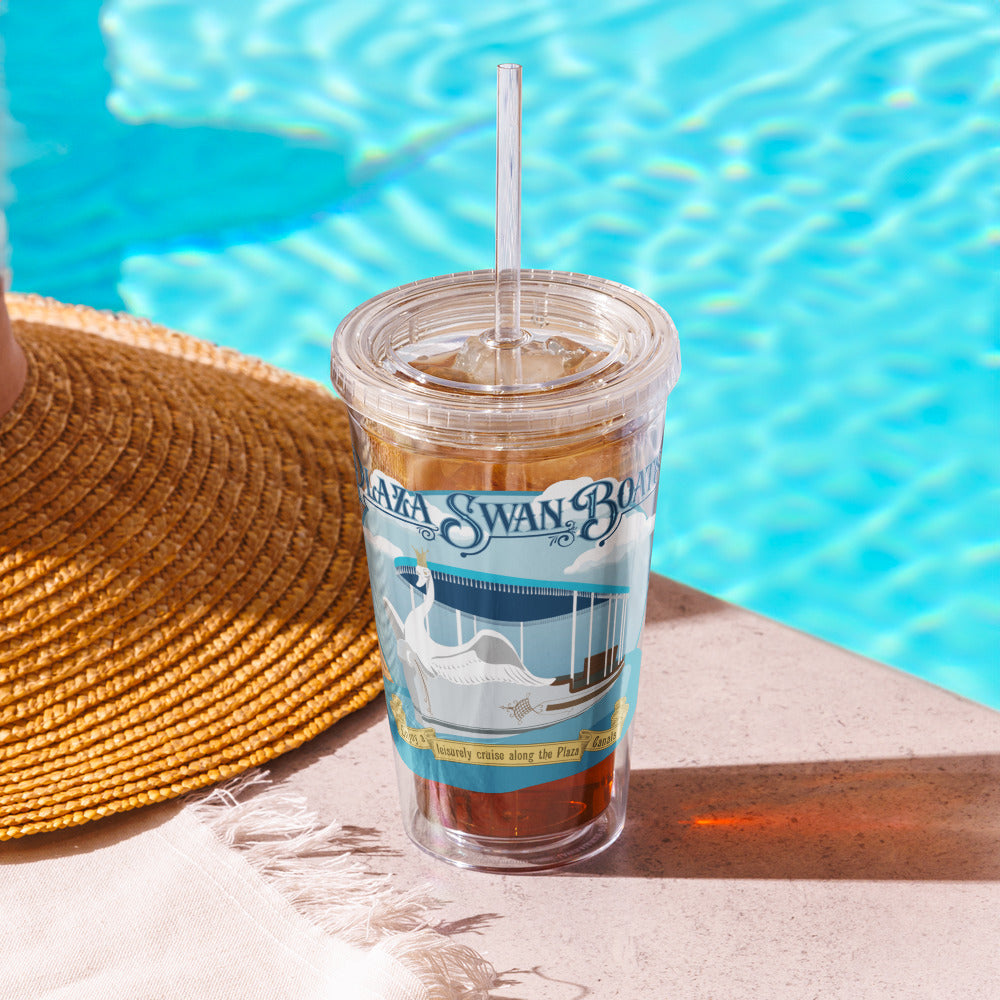 MK MAIN STREET plaza swan boats Tumbler