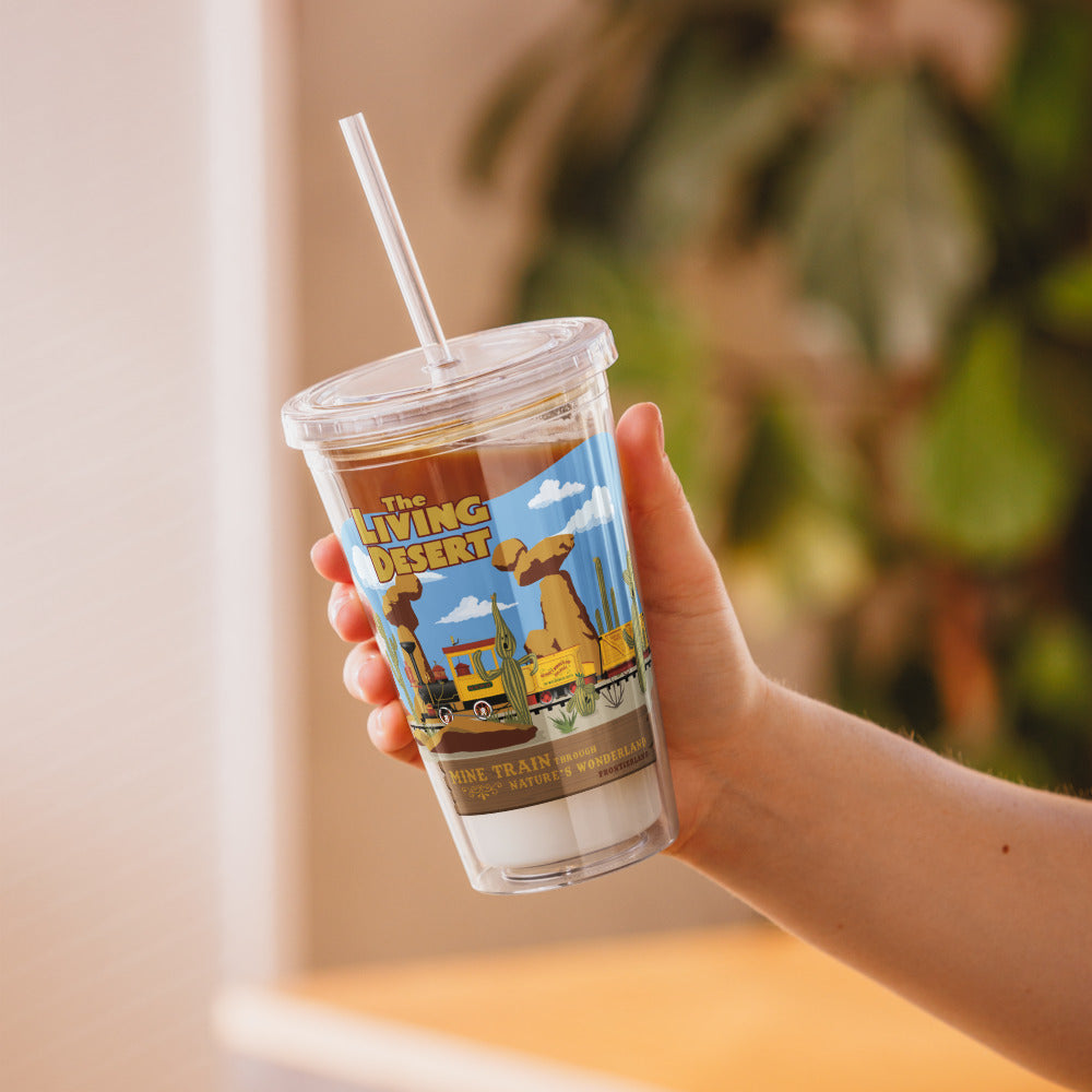 MINE TRAIN THROUGH NATURE'S WONDERLAND living desert Tumbler