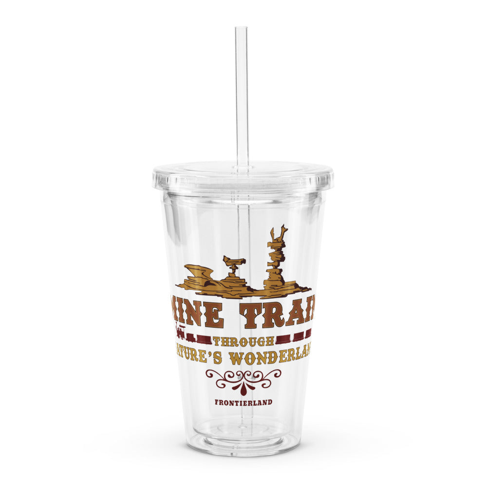MINE TRAIN THROUGH NATURE'S WONDERLAND title Tumbler