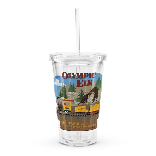 MINE TRAIN THROUGH NATURE'S WONDERLAND olympic elk Tumbler