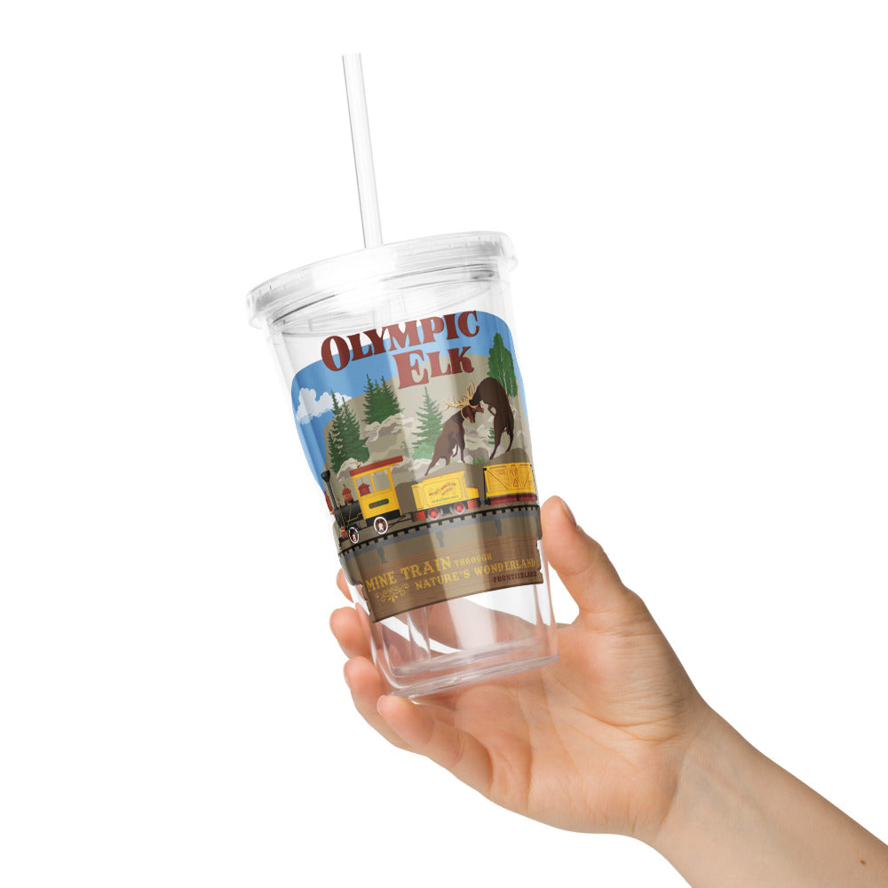 MINE TRAIN THROUGH NATURE'S WONDERLAND olympic elk Tumbler