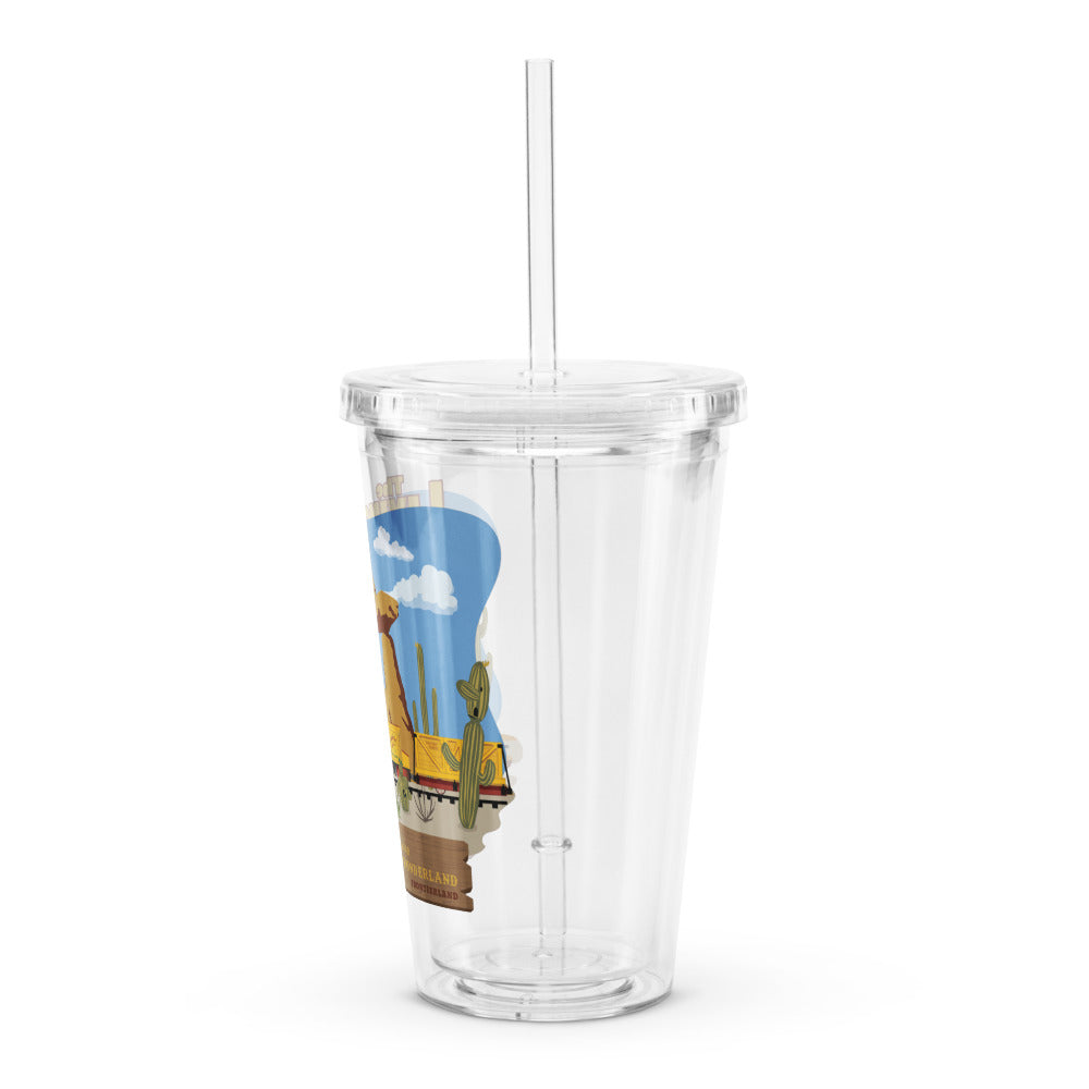 MINE TRAIN THROUGH NATURE'S WONDERLAND living desert Tumbler