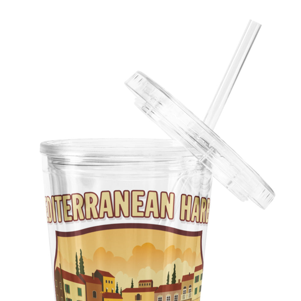 TDS MEDITERRANEAN HARBOR port title Tumbler