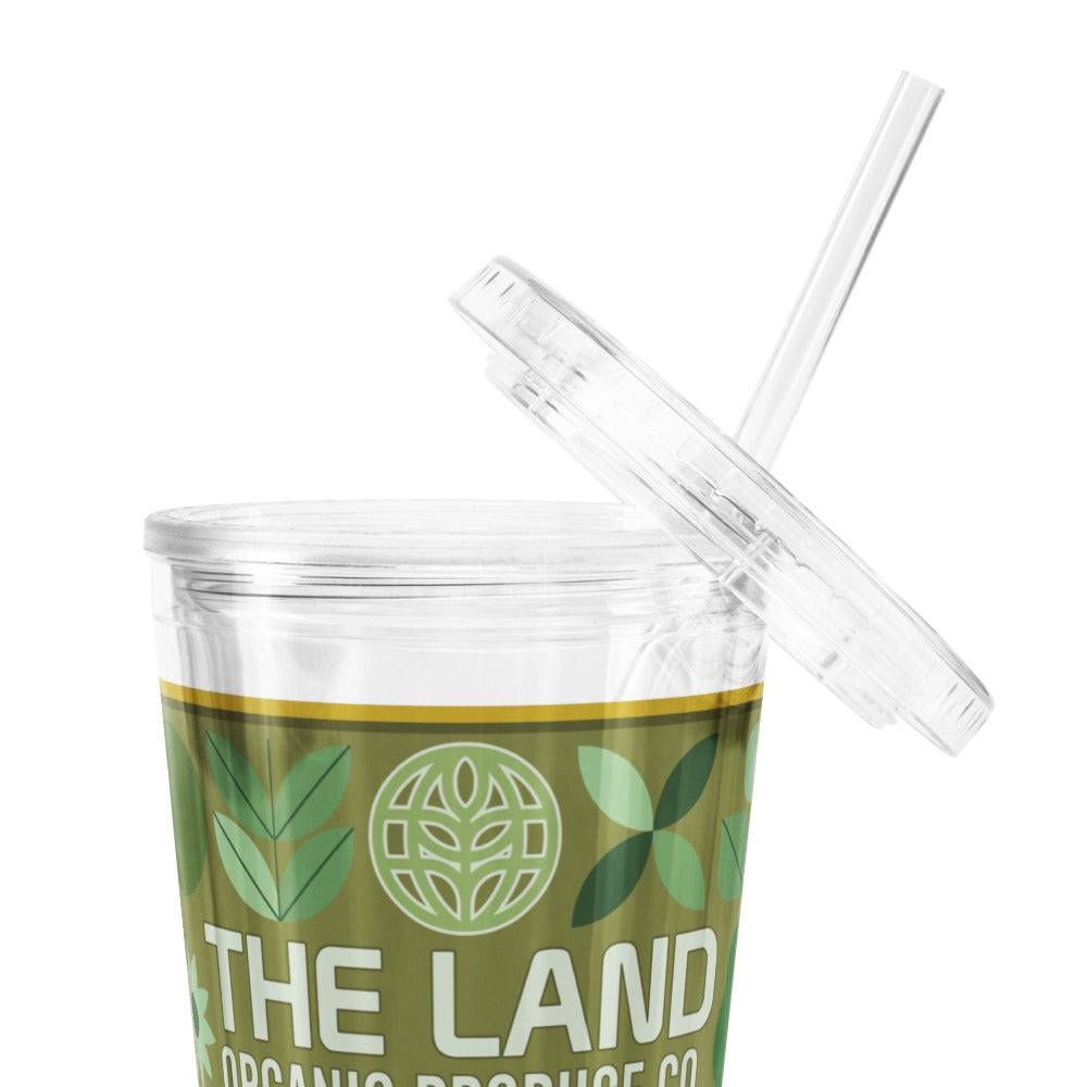 THE LAND organic produce Tumbler