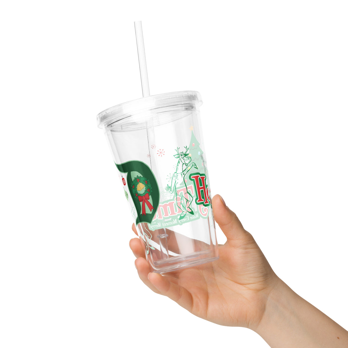 DL HOLIDAY TIME tree Tumbler