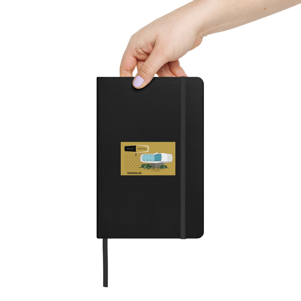 HOUSE OF THE FUTURE isolated Hardcover Notebook