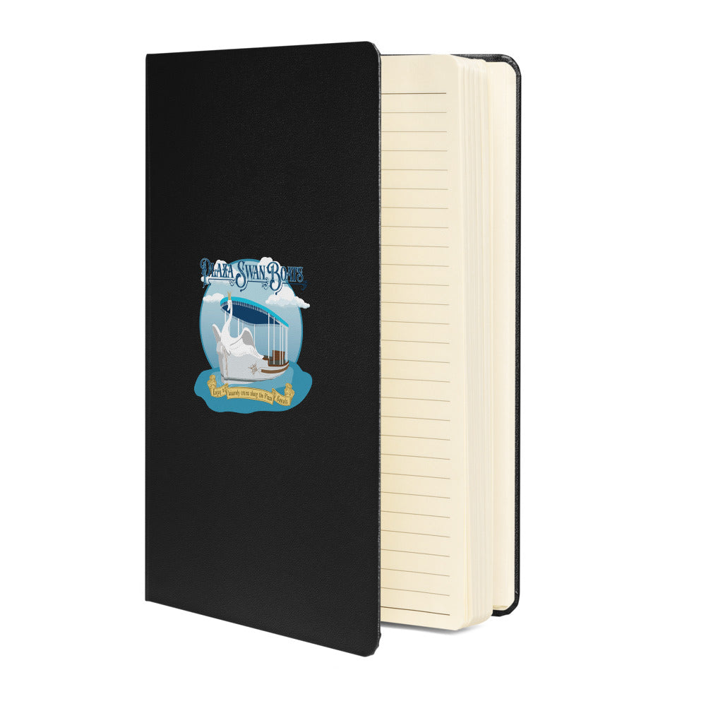 MK MAIN STREET plaza swan boats Hardcover Notebook