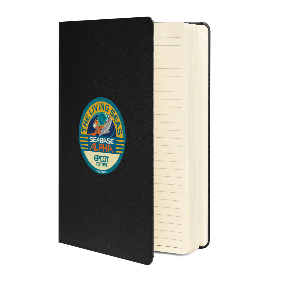 THE LIVING SEAS seabase alpha Hardcover Notebook