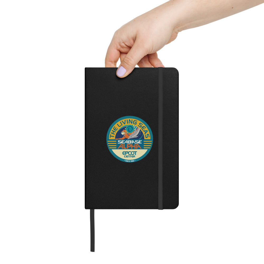 THE LIVING SEAS seabase alpha Hardcover Notebook