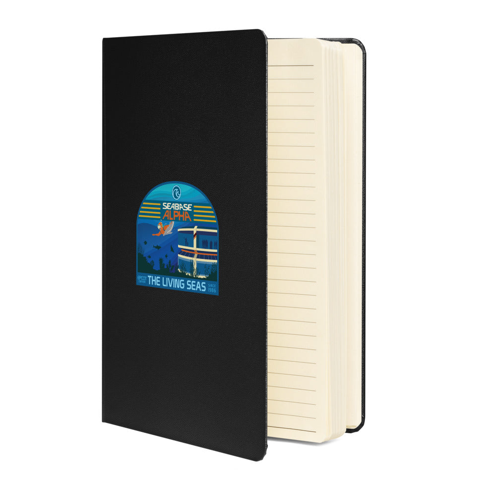 THE LIVING SEAS explore Hardcover Notebook