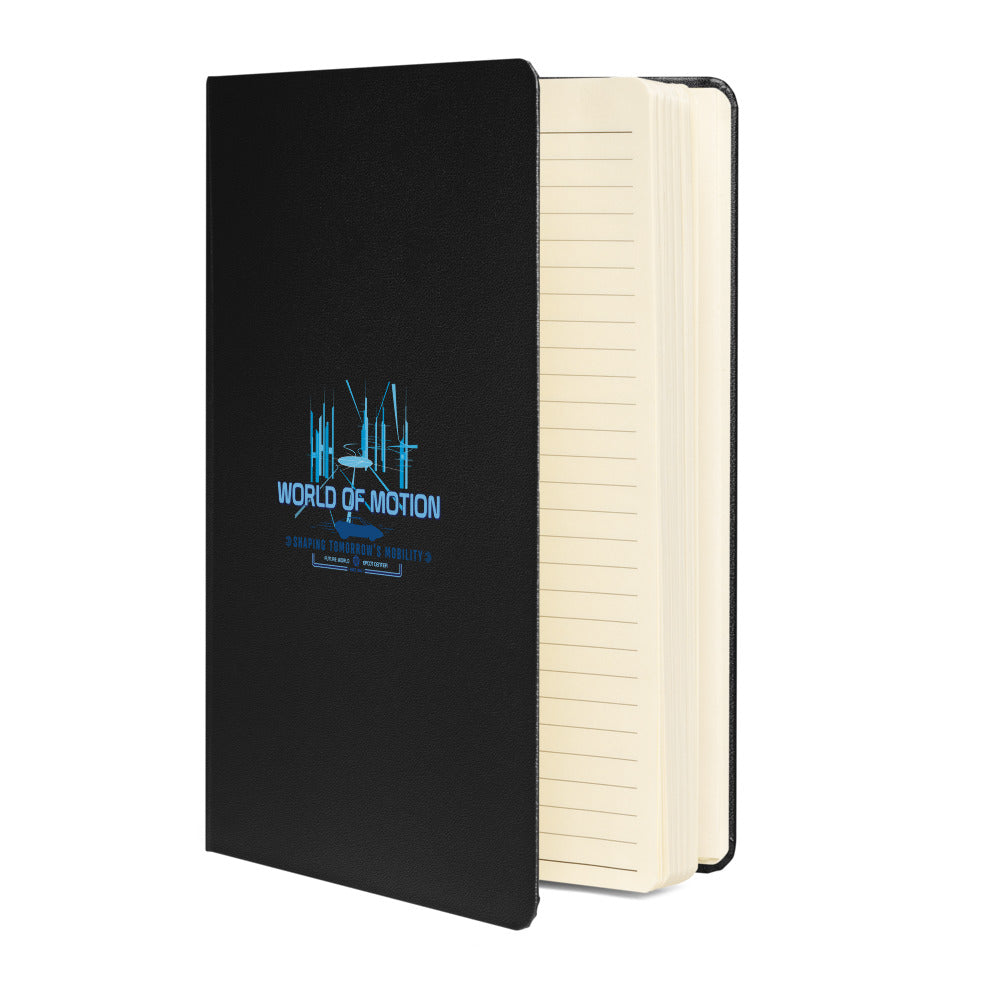 WORLD OF MOTION center core Hardcover Notebook
