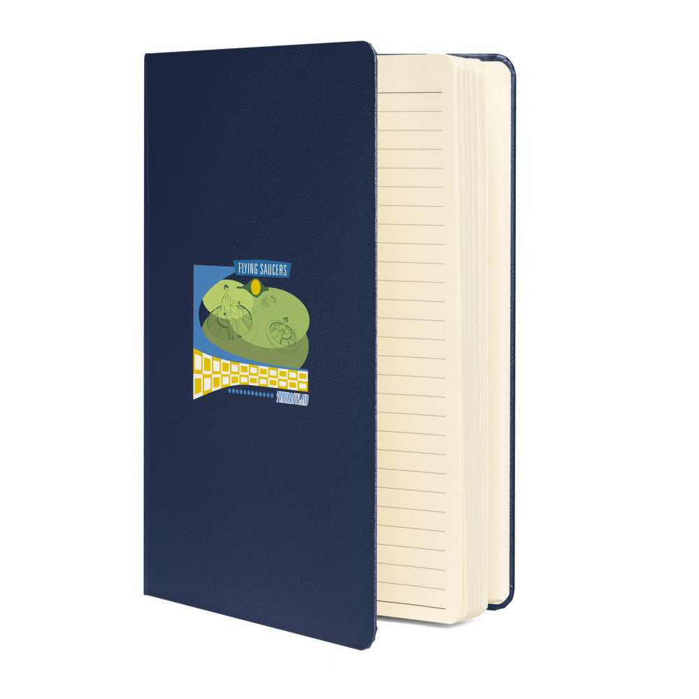 FLYING SAUCERS scene Hardcover Notebook