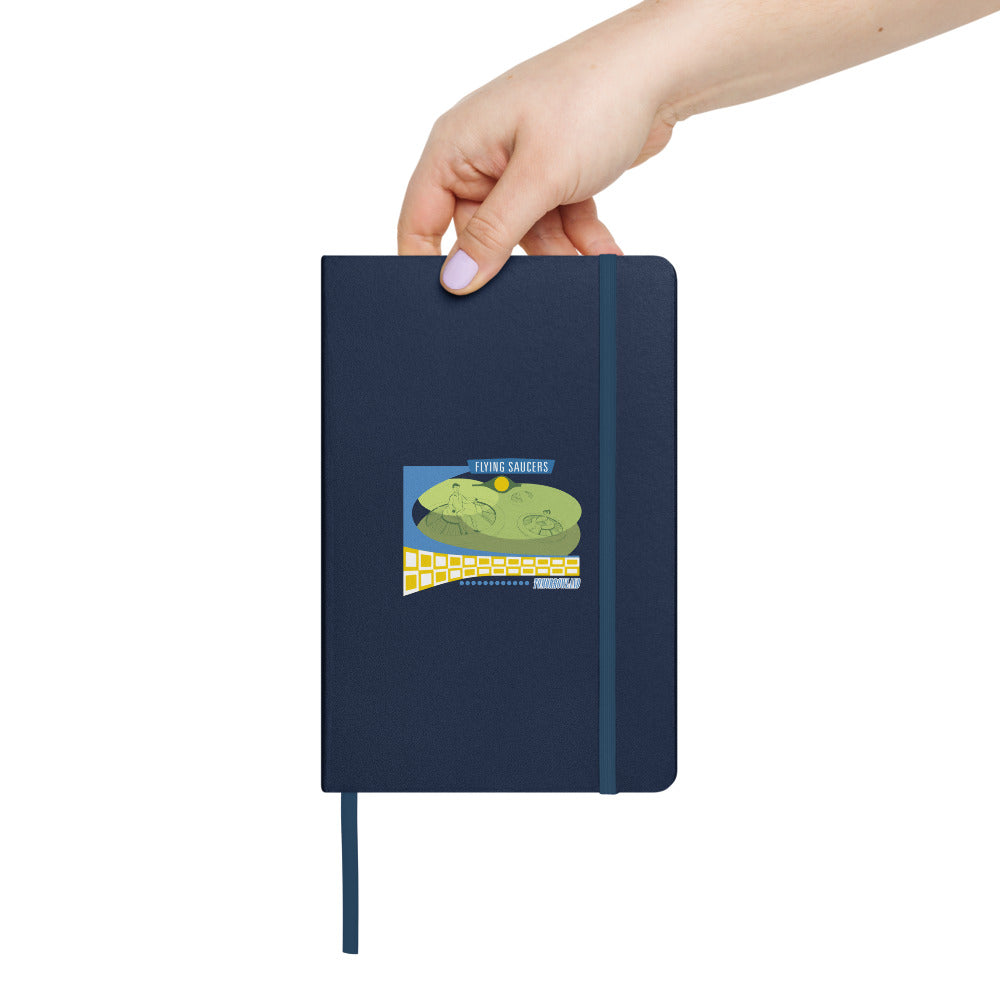 FLYING SAUCERS scene Hardcover Notebook