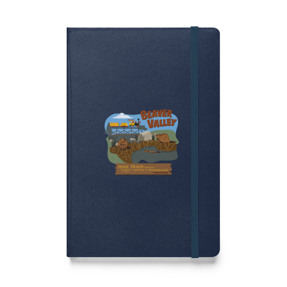 MINE TRAIN THROUGH NATURE'S WONDERLAND beaver valley Hardcover Notebook